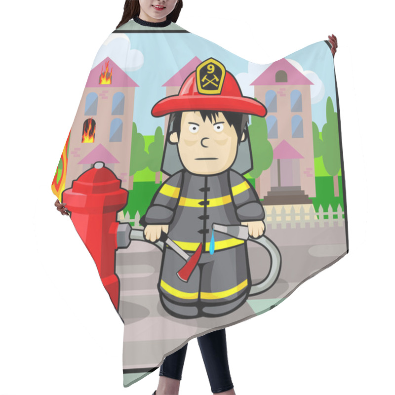 Personality  Person Profession Firefighter Hair Cutting Cape