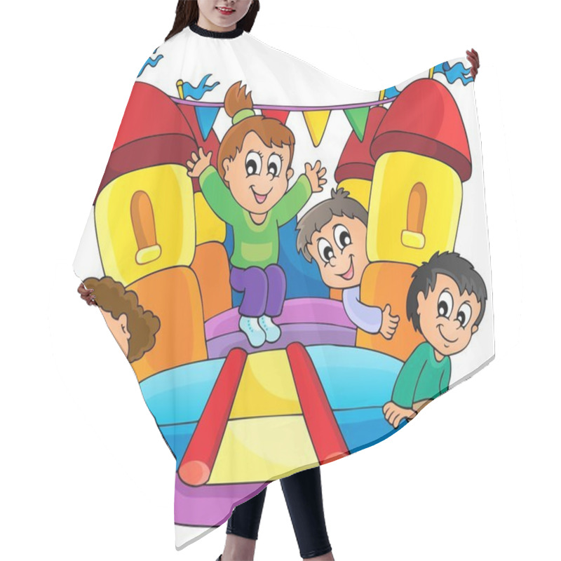 Personality  Kids Play Theme Image 9 Hair Cutting Cape