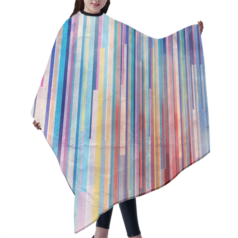 Personality  Abstract Background Band Hair Cutting Cape