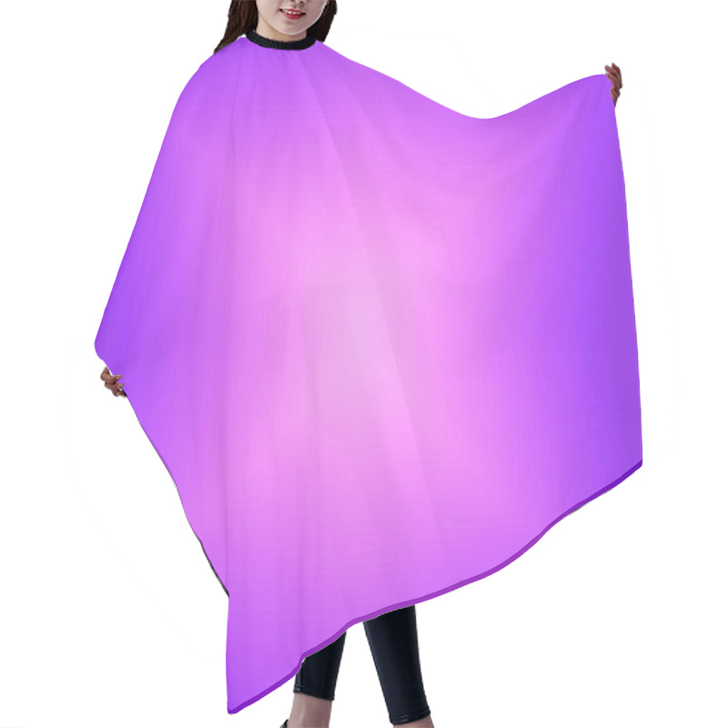 Personality  Abstract Violet And Pink Radiant Gradient Background. Texture With Pixel Square Blocks. Mosaic Pattern. Hair Cutting Cape