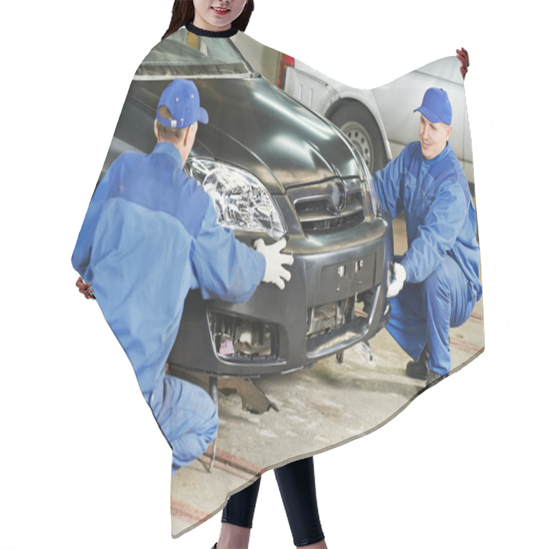 Personality  Auto Mechanic Repair Car Body Hair Cutting Cape