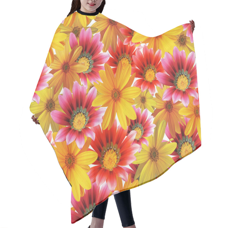 Personality  Flower Background Hair Cutting Cape