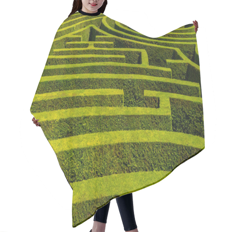 Personality  Shrub Green Labyrinth In Tentegorra, Spain Hair Cutting Cape