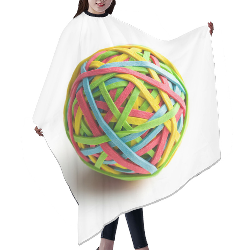 Personality  Rubber Band Ball Hair Cutting Cape