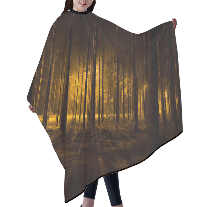 Personality  Dark Forest Hair Cutting Cape