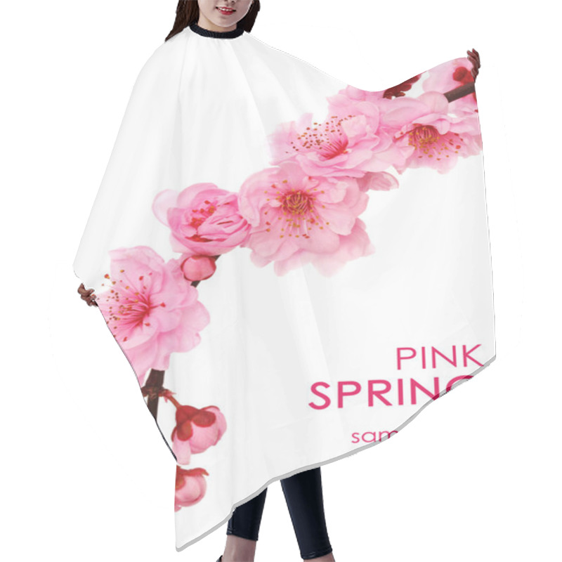 Personality  Spring Cherry Flowers Hair Cutting Cape