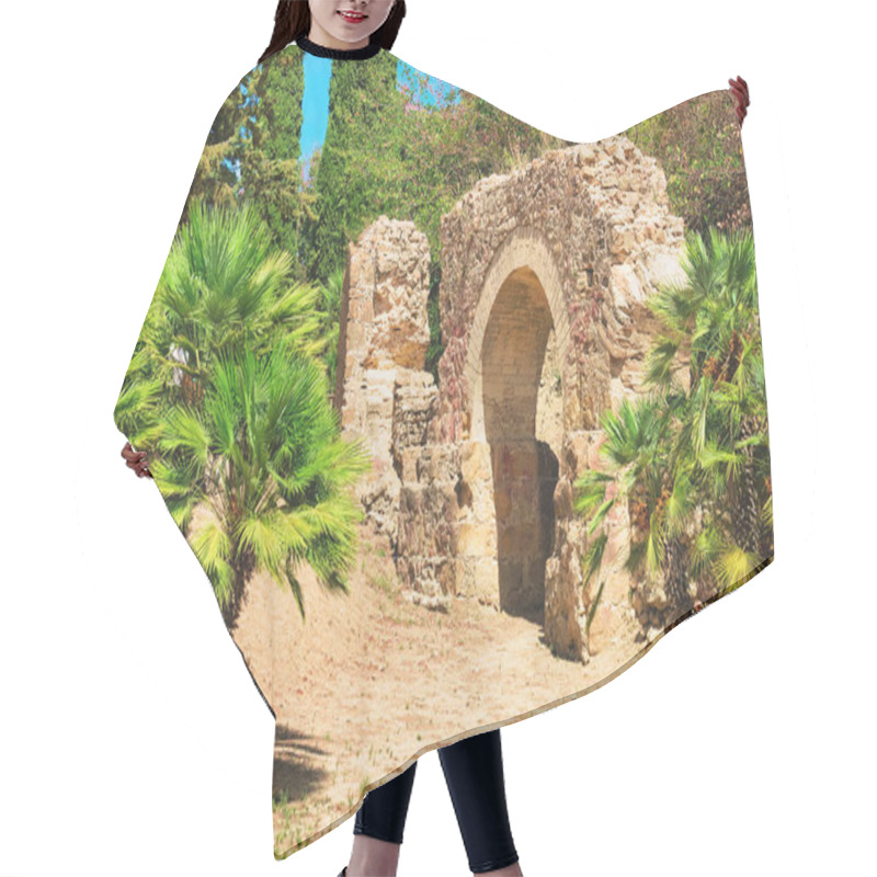 Personality  Old Roman Ruins At Villa Romana Del Casale Piazza Armerina Hair Cutting Cape