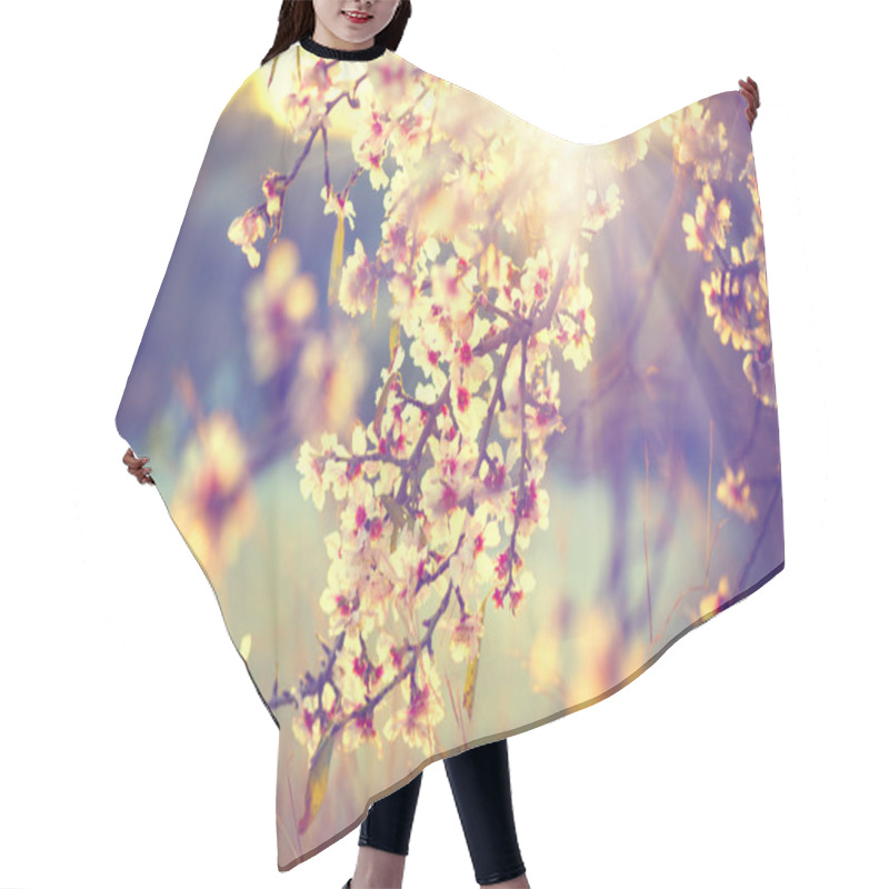 Personality  Blooming Tree And Sun Flare Hair Cutting Cape