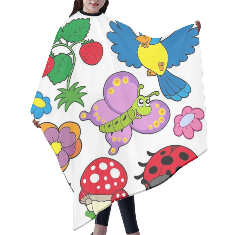 Personality  Spring Time Nature Collection Hair Cutting Cape