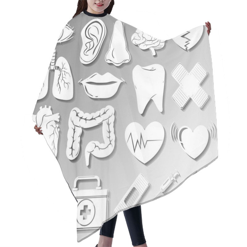 Personality  Medical Hair Cutting Cape