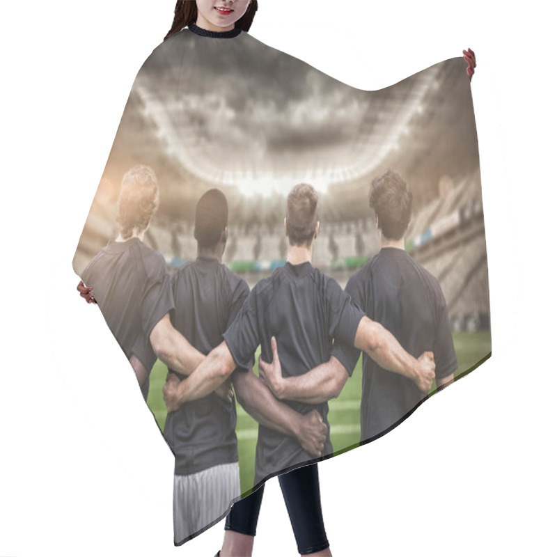 Personality  Rugby Stadium Against Rugby Players Hair Cutting Cape