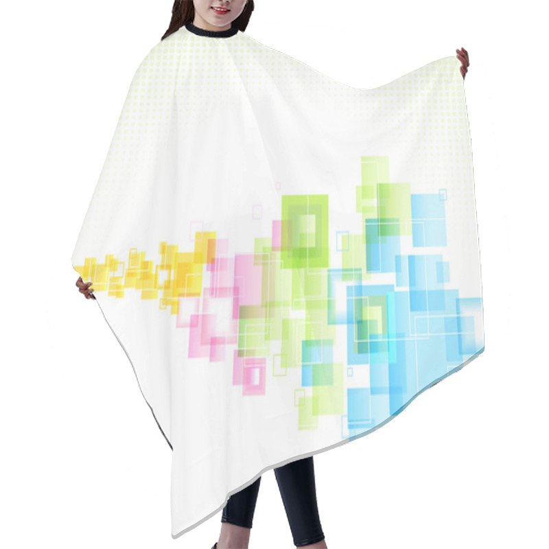 Personality  Square Background Hair Cutting Cape