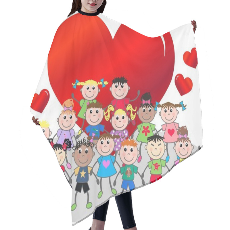 Personality  Valentines Day Or Birthday Hair Cutting Cape