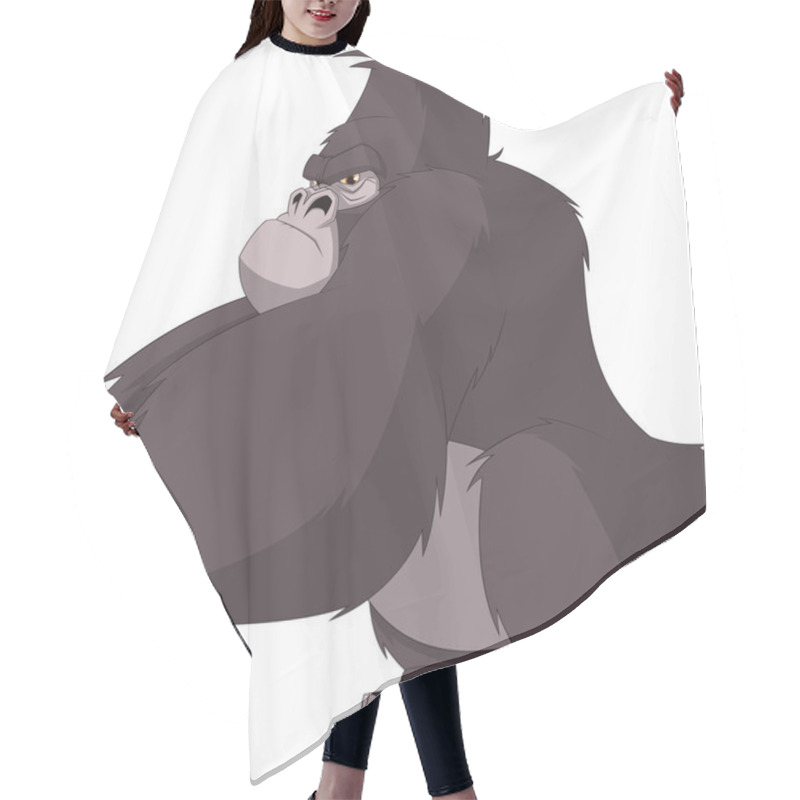 Personality  Funny Monkey Hair Cutting Cape