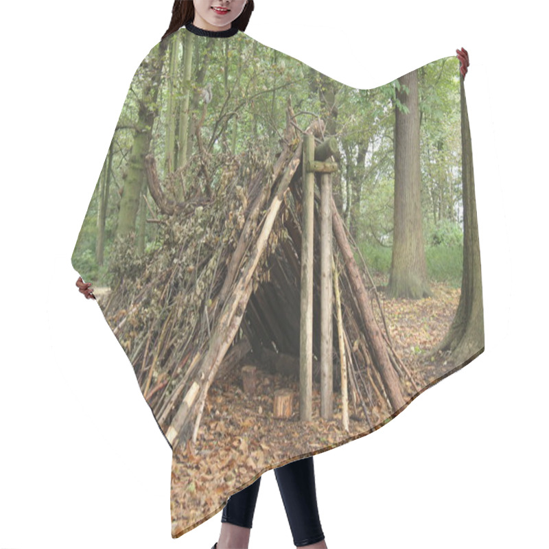 Personality  Forest Shelter. Hair Cutting Cape