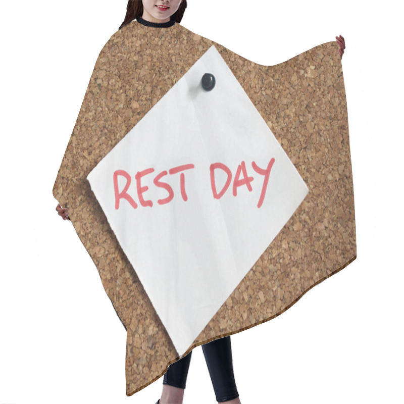 Personality  Rest Day Reminder Hair Cutting Cape