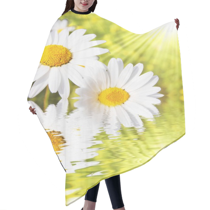 Personality  Daisy Flower Hair Cutting Cape