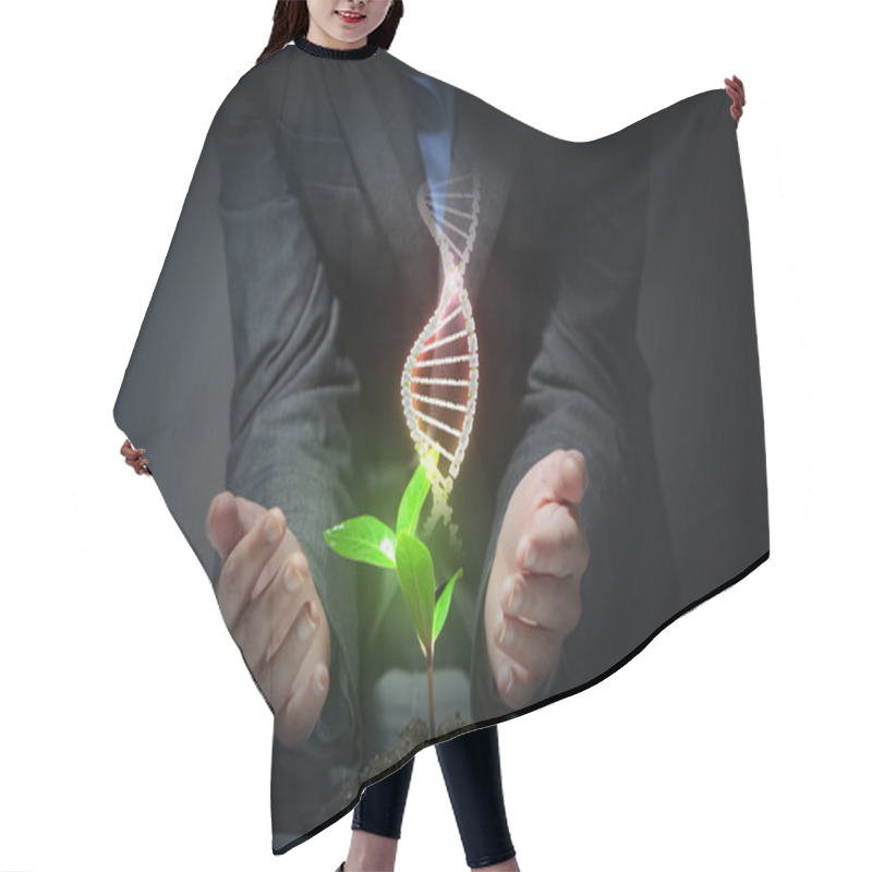 Personality  Organic Science Theme With Dna Hair Cutting Cape