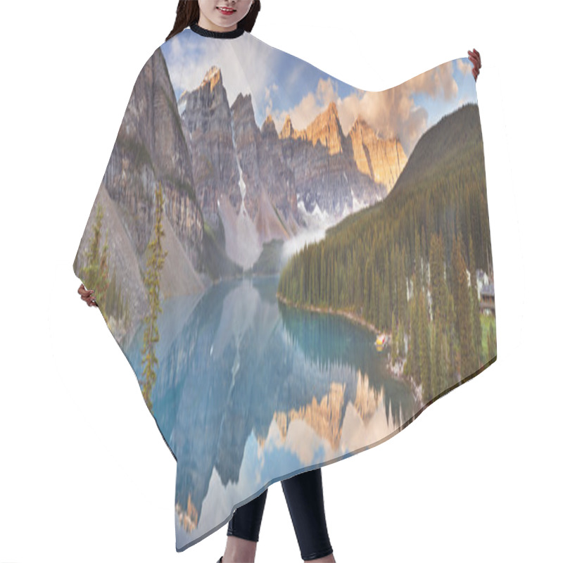 Personality  Moraine Lake At Sunrise, Banff National Park, Canada Hair Cutting Cape