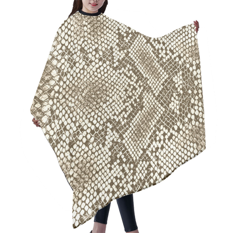 Personality  Wild Animal Skin Pattern Hair Cutting Cape