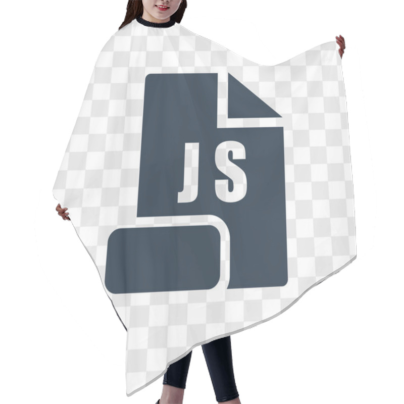 Personality  Js Icon In Trendy Design Style. Js Icon Isolated On Transparent Background. Js Vector Icon Simple And Modern Flat Symbol For Web Site, Mobile, Logo, App, UI. Js Icon Vector Illustration, EPS10. Hair Cutting Cape