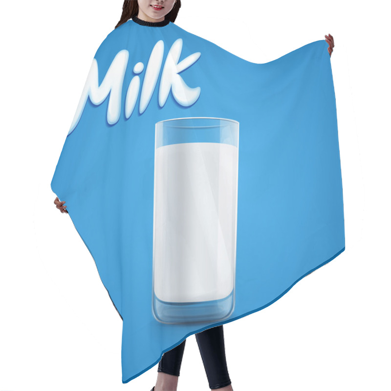 Personality  Milk Breakfast Illustration  Hair Cutting Cape