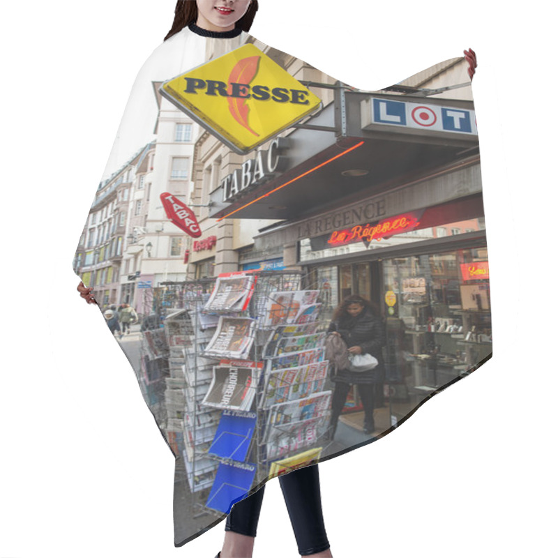 Personality  Front Covers Of International Newspaper Hair Cutting Cape