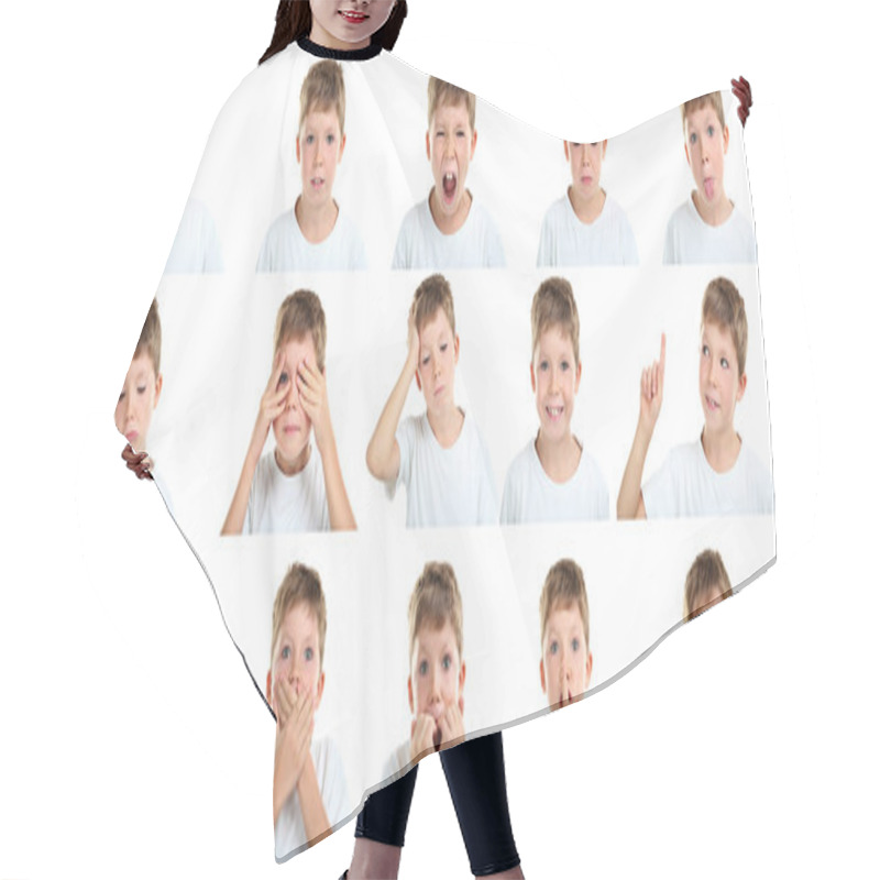 Personality  Emotional Little Boy Hair Cutting Cape