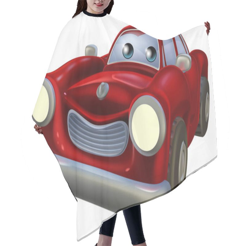 Personality  Cartoon Car Mascot Hair Cutting Cape