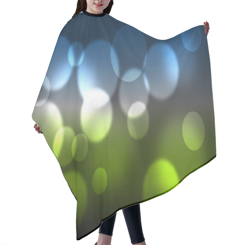 Personality  Abstract Spring Theme Hair Cutting Cape