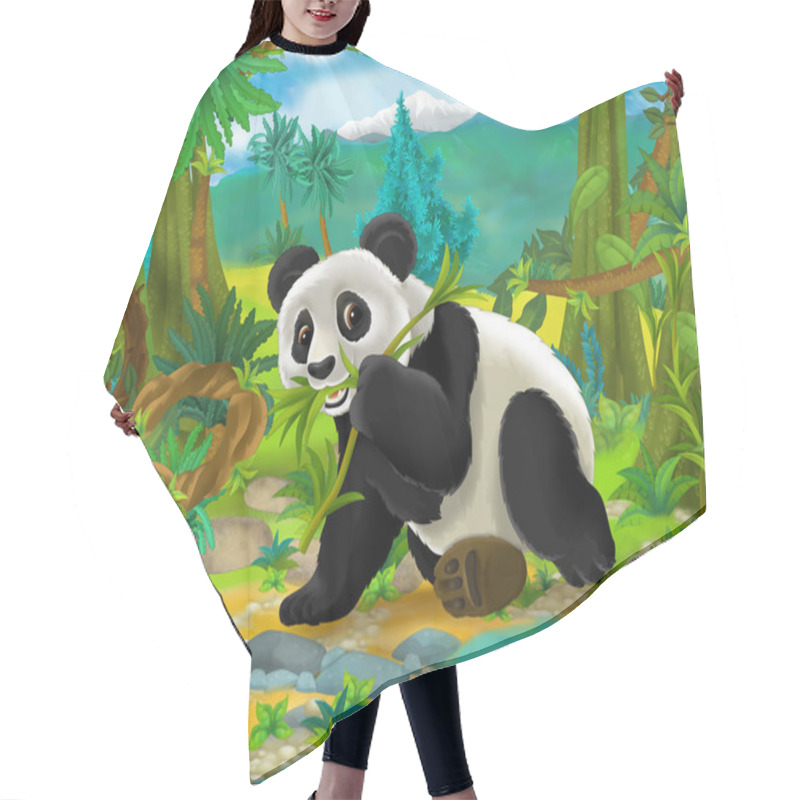 Personality  Cartoon   Panda Bear Hair Cutting Cape