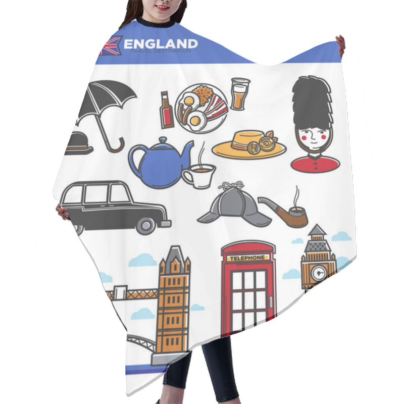 Personality  England UK Travel Tourism Landmarks  Hair Cutting Cape