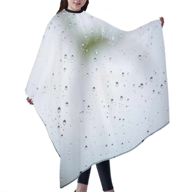 Personality  Raindrops On The Windowpane Hair Cutting Cape