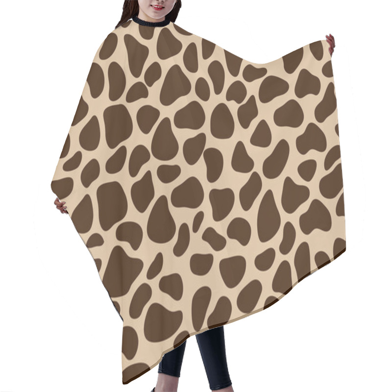 Personality  Animal Fur Pattern Hair Cutting Cape