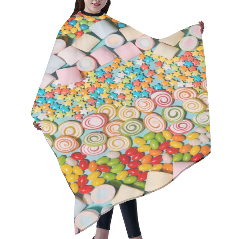 Personality  Candies, Marshmallow And Jellies Hair Cutting Cape