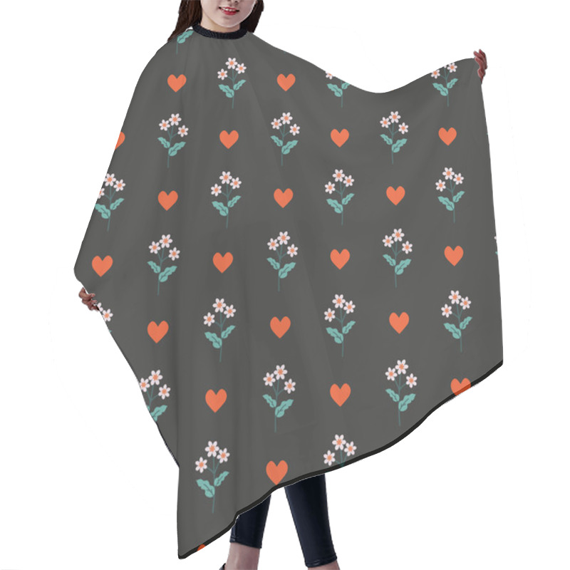 Personality  Seamless Pattern Hair Cutting Cape