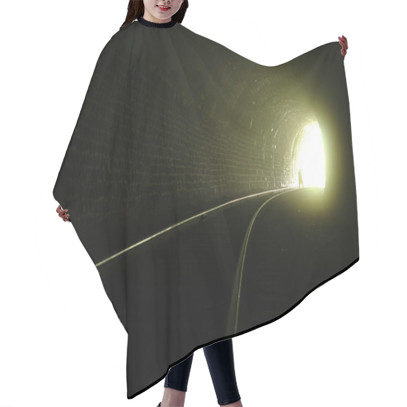 Personality  Light At The End Of Tunnel Hair Cutting Cape