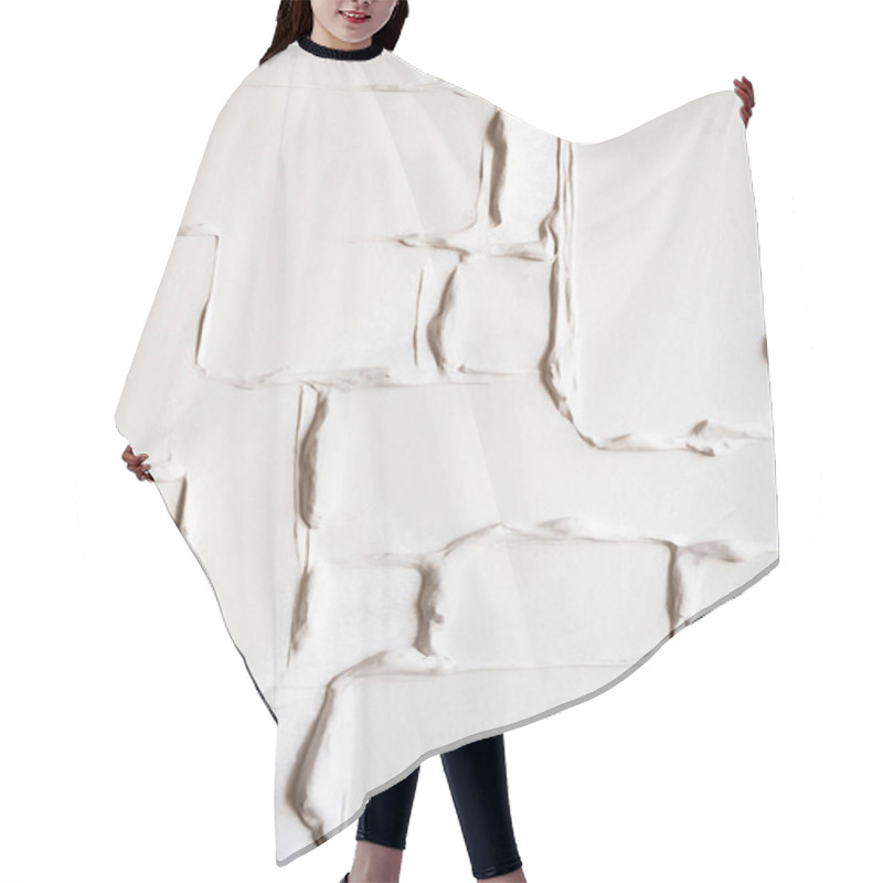 Personality  Aesthetic Beige Plaster Art On Canvas Hair Cutting Cape