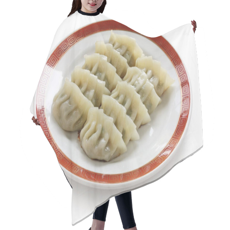 Personality  Pan Fried Chinese Dumplings Hair Cutting Cape