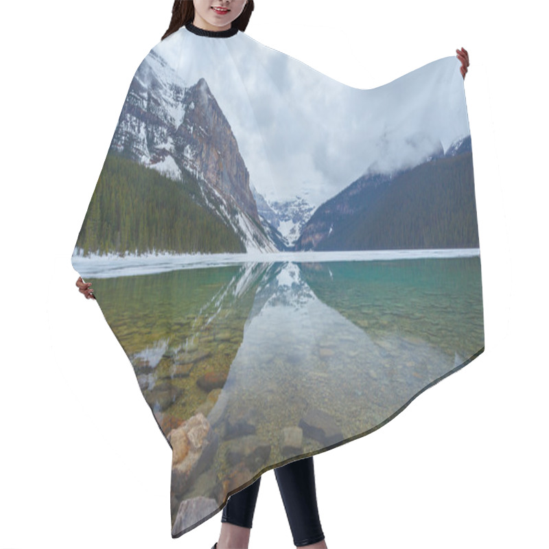 Personality  Mountain At Upperlake Canadian Rockies Hair Cutting Cape