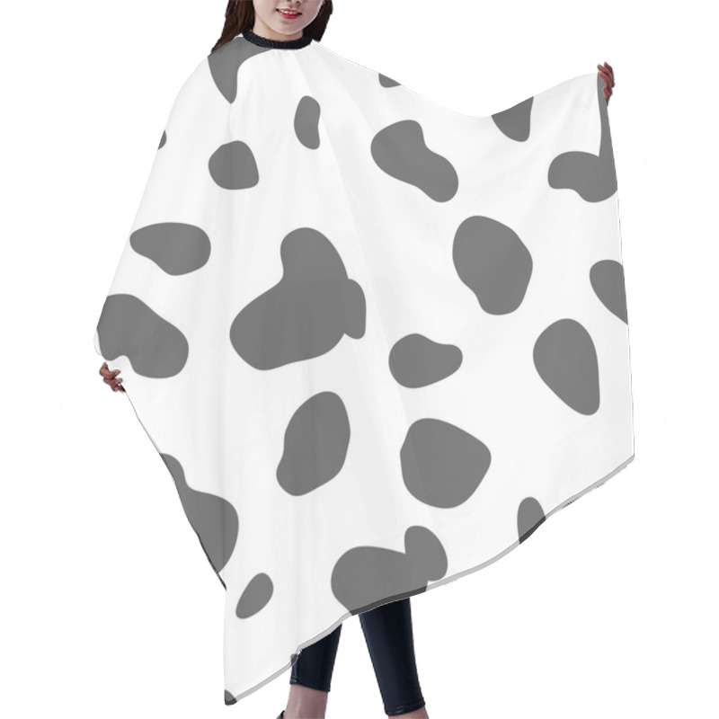 Personality  Seamless Pattern Of Dalmatian Spots Hair Cutting Cape