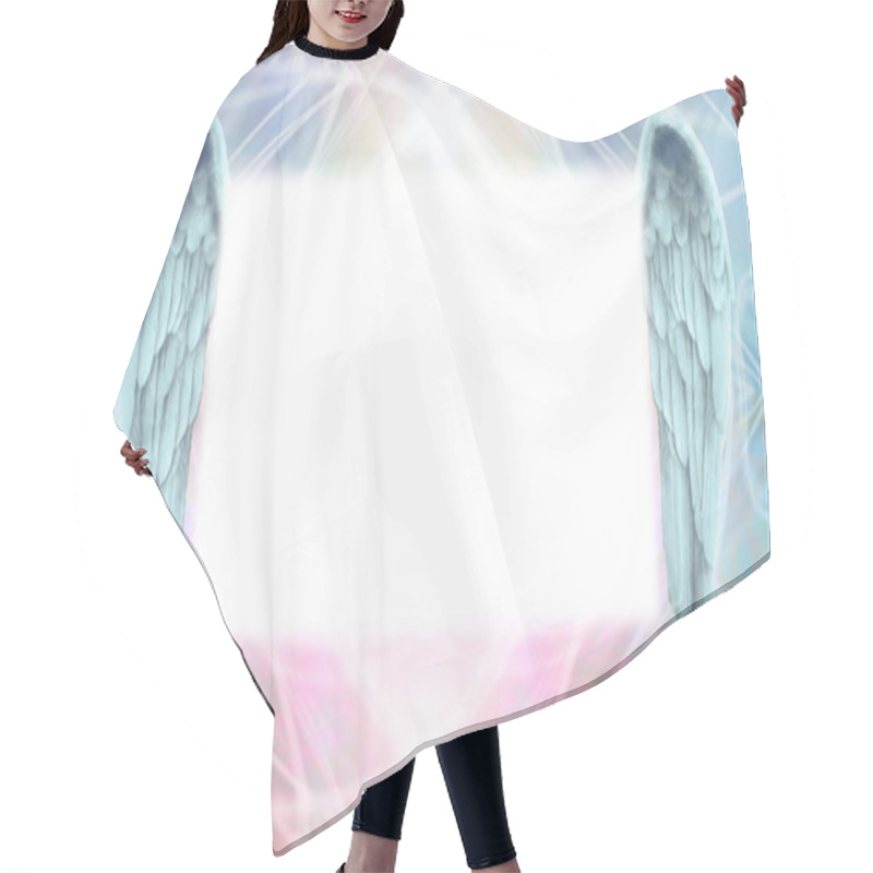 Personality  Angel Wings Message Board Hair Cutting Cape