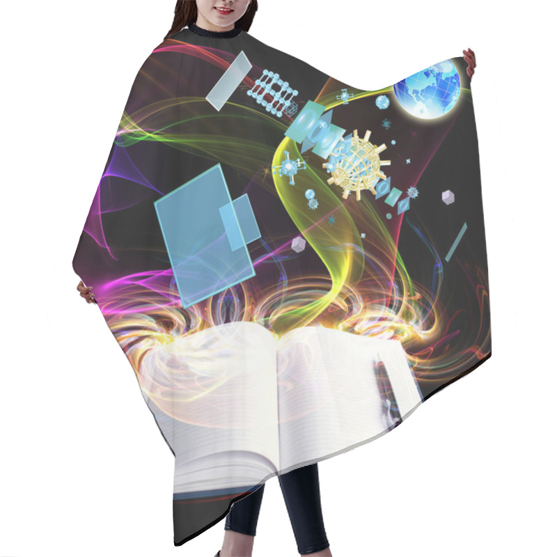 Personality  Education.Science.Research Cosmos Hair Cutting Cape