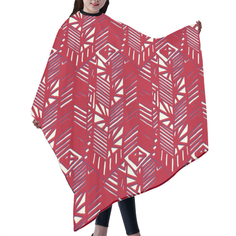 Personality  Simple Geometrical Background Hair Cutting Cape