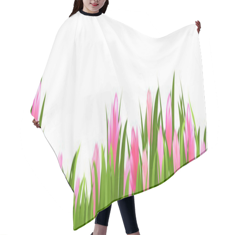 Personality  Tulips Hair Cutting Cape