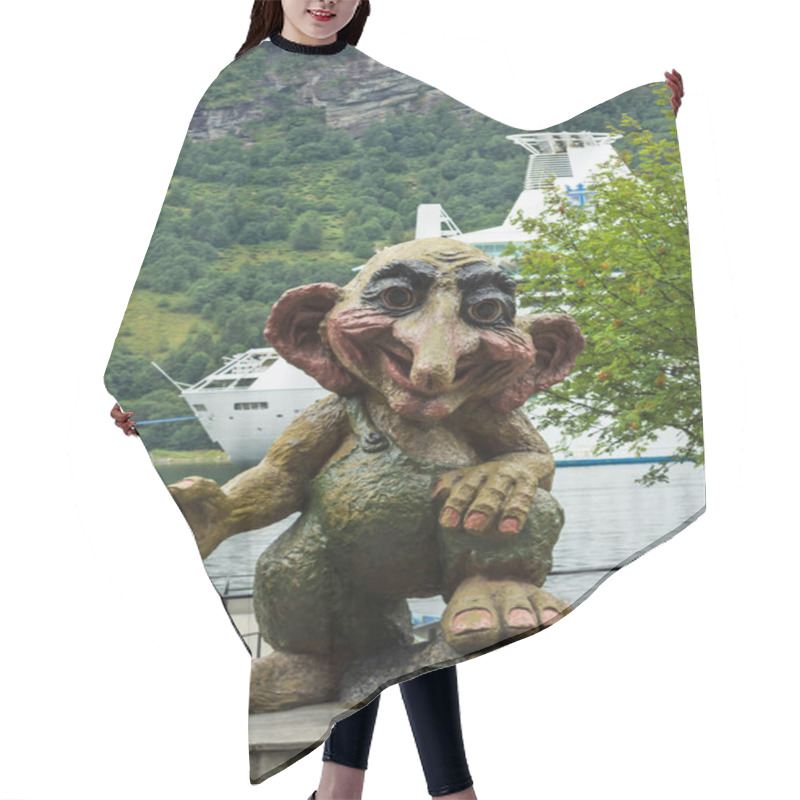 Personality  Troll Monument In Norway Hair Cutting Cape