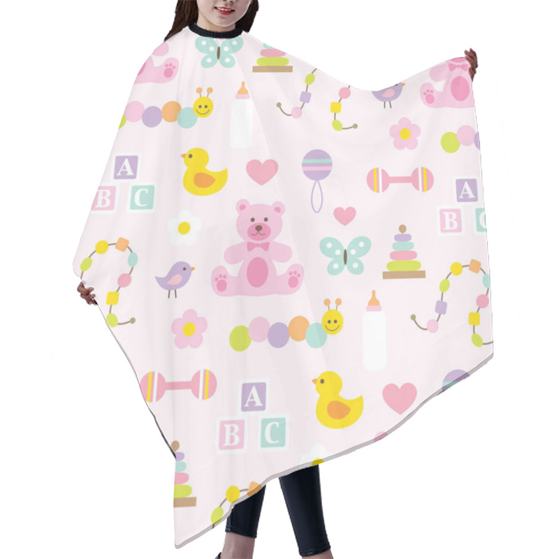 Personality  Baby Pattern Background Hair Cutting Cape