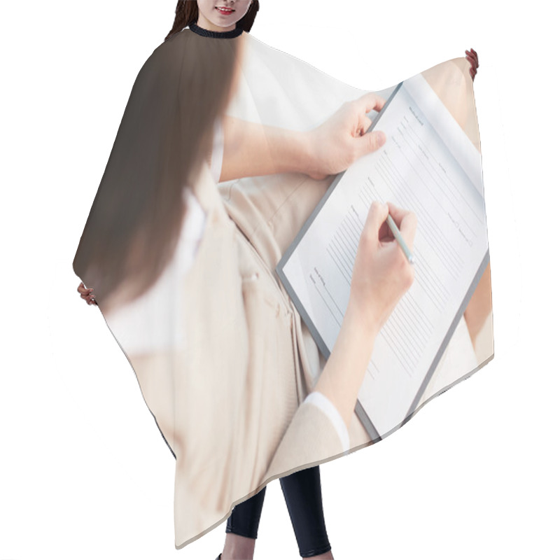 Personality  Medical Record Hair Cutting Cape