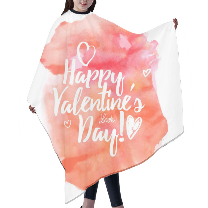 Personality  Happy Valentine's Day Hair Cutting Cape