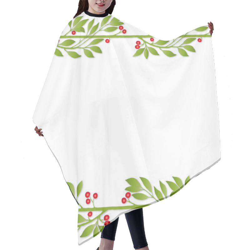 Personality  Plant Frame Hair Cutting Cape